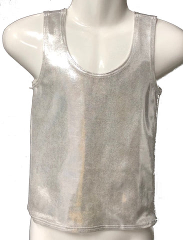 Singlets - Silver Metallic Set of 8